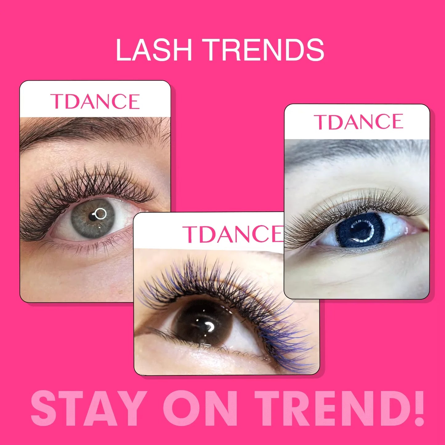TDANCE 3D–6D Premade Fan Eyelash Extensions – W Style Faux Mink Soft Bloom Automatic Flowering Volume Lashes for Natural Salon-Quality Look