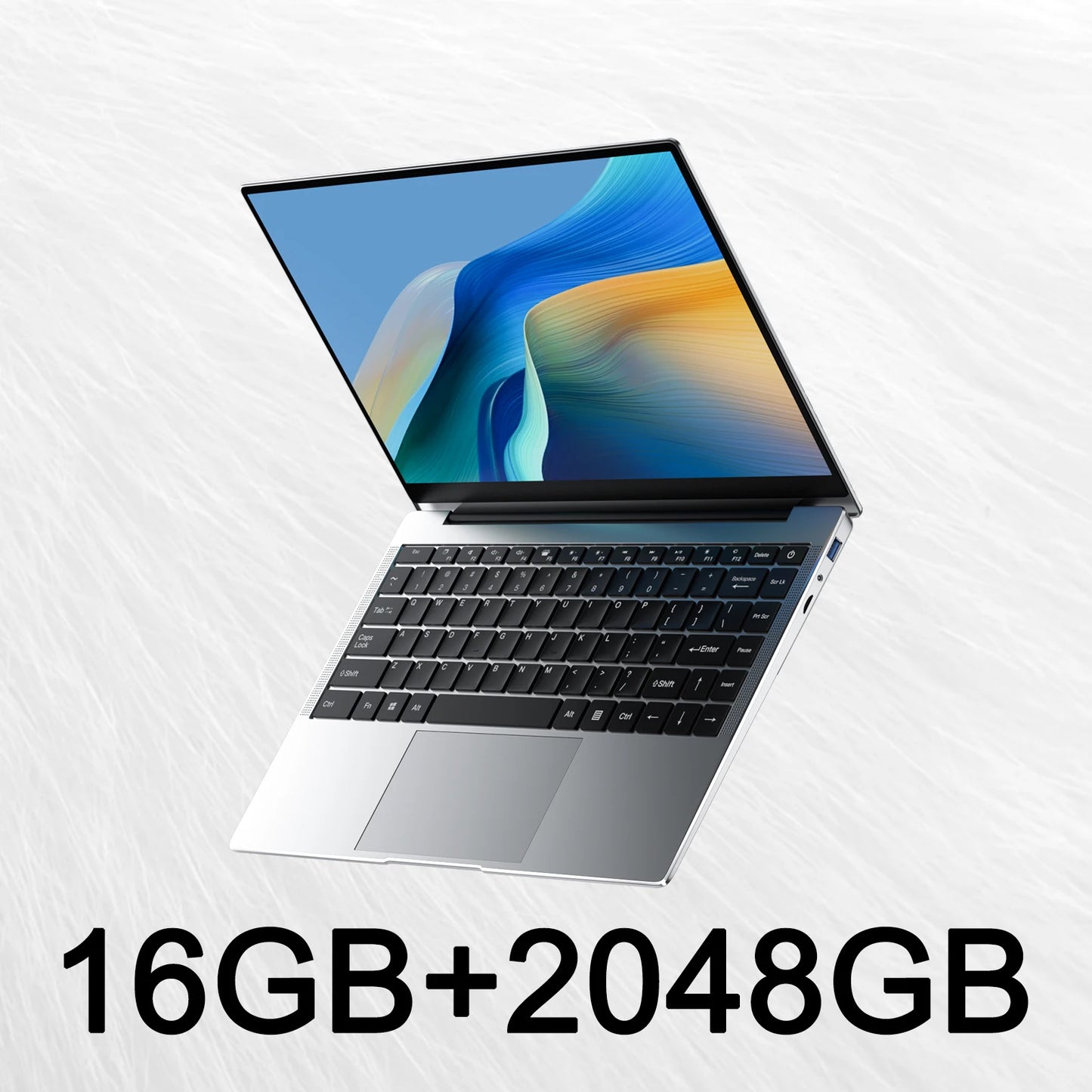 14.1" Ultra-Slim Laptop — 16GB RAM | 2TB SSD | Intel CPU | FHD Anti-Glare Display | Windows 11 Pro Office & Study PC