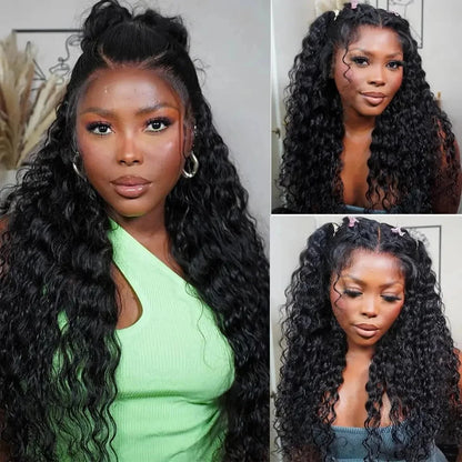 Invisi Strap HD 360 Full Lace Wig – 250 Density Precut Lace Frontal Wig, Drawstring Snug Fit, Pre-Plucked Glueless Human Hair Wig