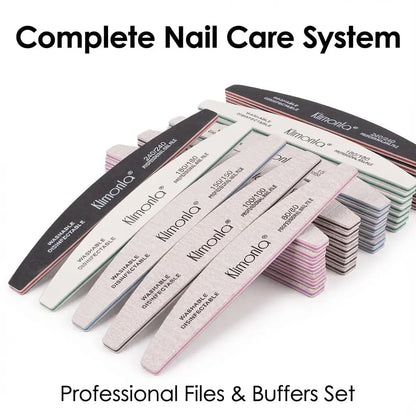 5/10PCS Professional Nail File Set - 100/180 Grit EVA Thickened Sandpaper Manicure Tools for Salon & Home Use