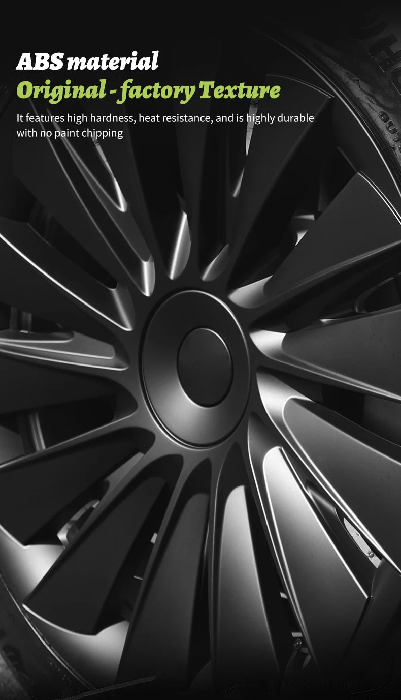 Tesla Model Y 2020–2024 19" Full Coverage Blade Wheel Hubcap – Car Accessories