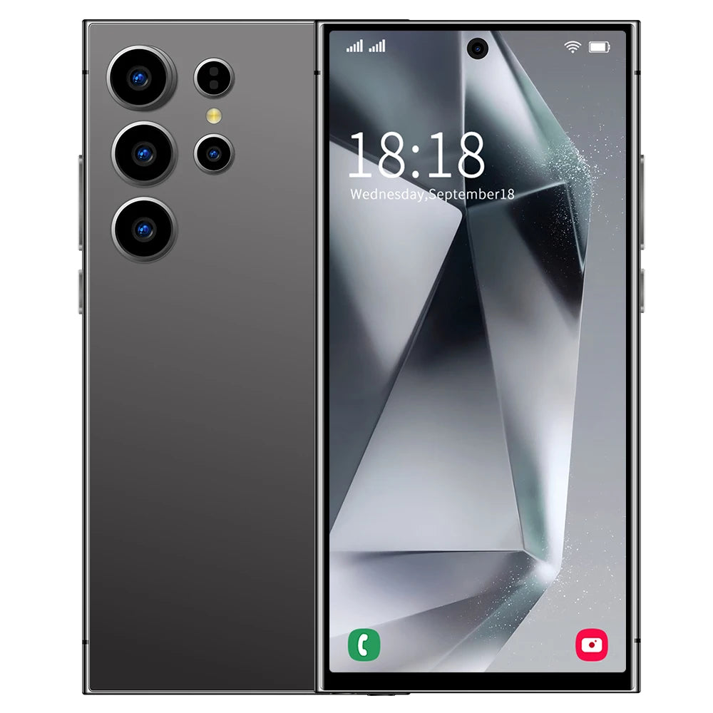 2026 HOT S26 Ultra Smartphone — 7.3" HD Global Edition, Dual SIM, 7800mAh Battery & Facial Recognition