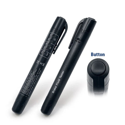 Auto Car Brake Fluid Tester Pen with 5 LEDs - Mini Diagnostic Tool for DOT3/DOT4 Brake Fluid