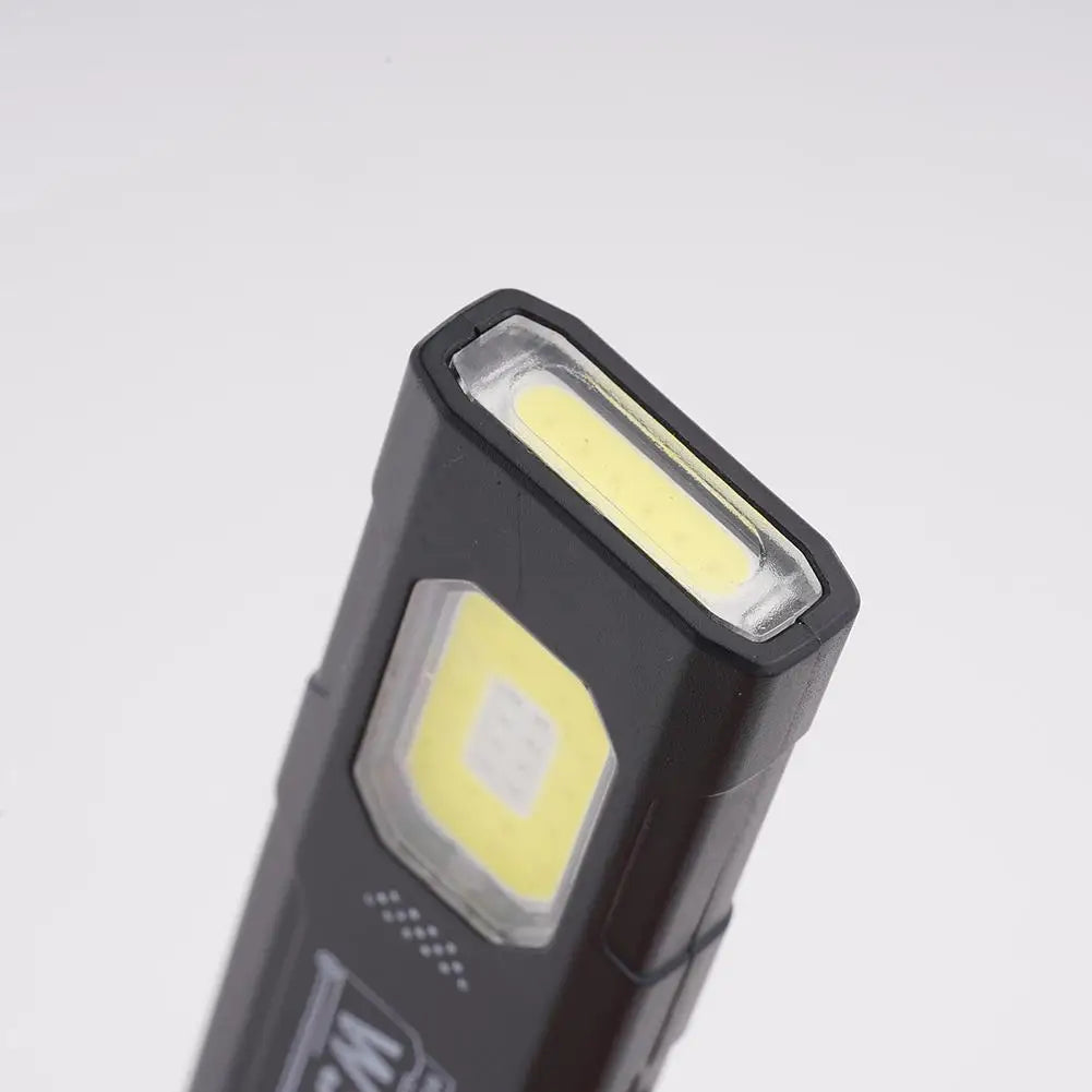 Rechargeable 550LM LED Keychain Flashlight — Mini Pocket Torch Lantern with Magnet for Emergency & Work