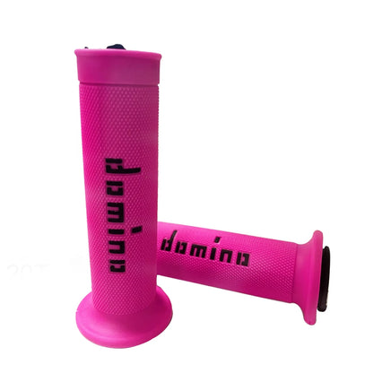 7/8" (22/24mm) Gel Rubber Domino Motorcycle Handlebar Grips — Universal for KTM Yamaha Pit Bike Motocross (9 Colors)
