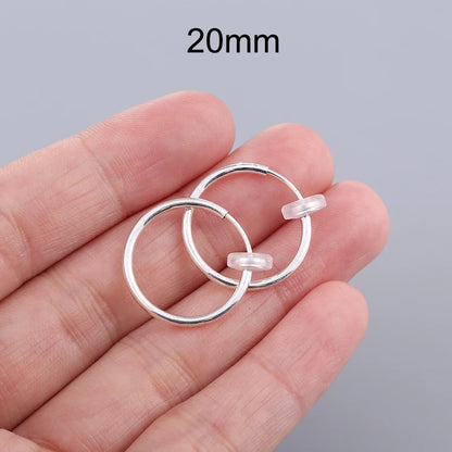 Unisex Ear Cuff Clip-On Hoop Earrings – No Piercing Required, Non-Hole Fake Earrings for Men & Women 2025 Trend