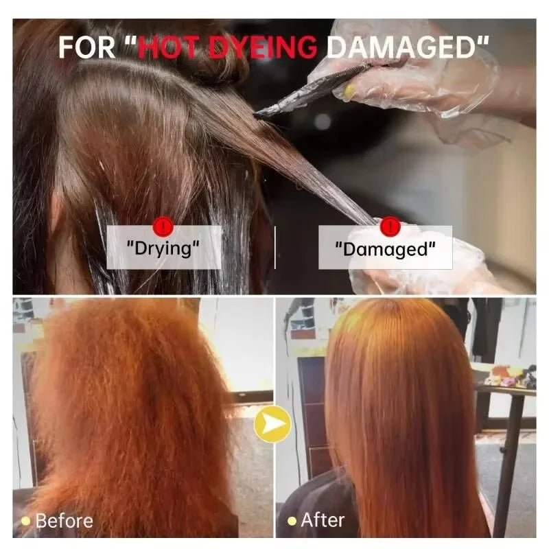 Keratin Hair Mask – 5-Second Repair for Damaged, Frizzy Hair, Deep Moisturizing Treatment for Soft, Smooth, and Shiny Hair