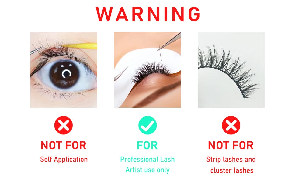 Veyes Inc 5ml Eyelash Extension Glue — Veyelash Fast-Drying Strong Lash Adhesive, 0.5 Sec Dry Time, 7-Week Retention for Volume Lashes