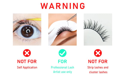 Veyes Inc 5ml Eyelash Extension Glue — Veyelash Fast-Drying Strong Lash Adhesive, 0.5 Sec Dry Time, 7-Week Retention for Volume Lashes