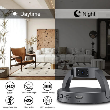 Mini Camera - 1080P Portable Digital Video Recorder with Motion Detection, 10-Hour Battery, No WiFi Hidden DVR Camcorder