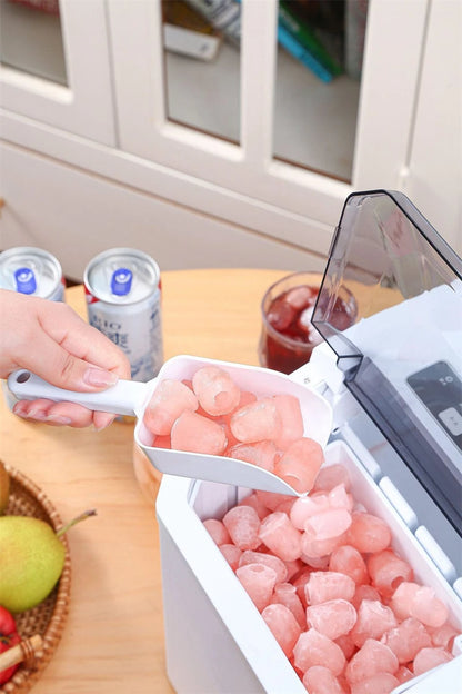 Automatic Mini Electric Ice Cube Maker – Portable Ice Machine for Bar, Home, Kitchen & Office, 9 Cubes in 6 Minutes
