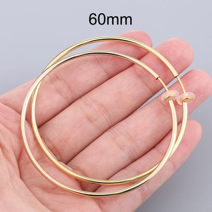 Unisex Ear Cuff Clip-On Hoop Earrings – No Piercing Required, Non-Hole Fake Earrings for Men & Women 2025 Trend