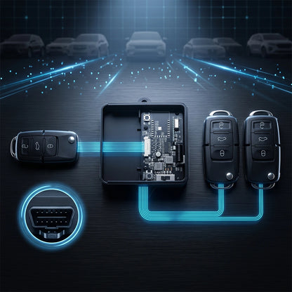 Car Key Universal Adapter Box - KEYDIY Remote Control Duplicator 433.92MHz Key Fob Programmer & Gate Remote Clone Tool