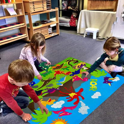 Montessori Felt Board Story Set – Outer Space Learning Activities, Preschool Educational Toy & Party Decoration