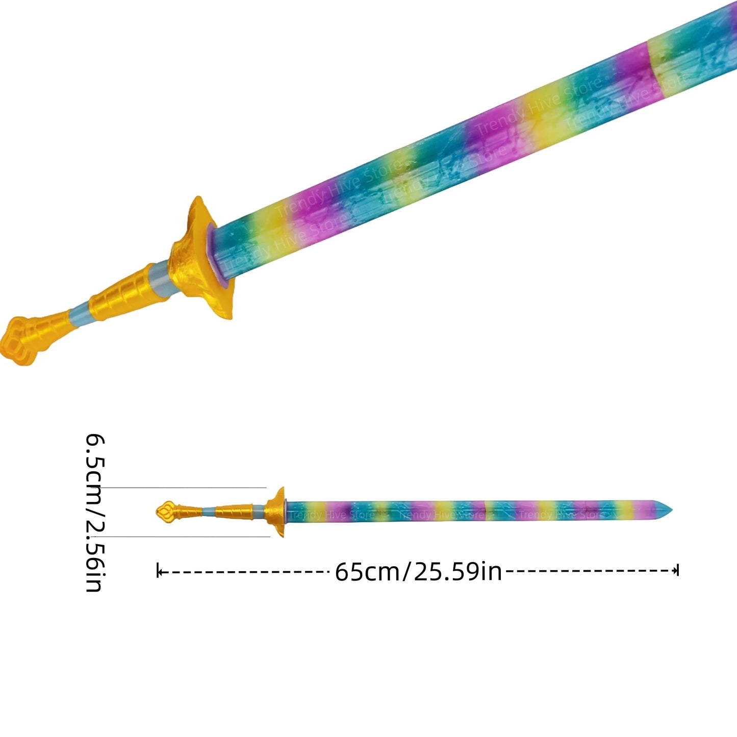 Kpop Demon Hunters Rumi Cosplay Light Sword – Roleplay Weapon Prop for Girl Group Idol, Halloween & Carnival Costume Accessory