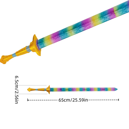 Kpop Demon Hunters Rumi Cosplay Light Sword – Roleplay Weapon Prop for Girl Group Idol, Halloween & Carnival Costume Accessory