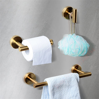 Adhesive Wall Mount Toilet Paper Holder: Black/Silver Kitchen & Bathroom Roll Stand - Convenient Hanging Napkin Rack for WC Accessories