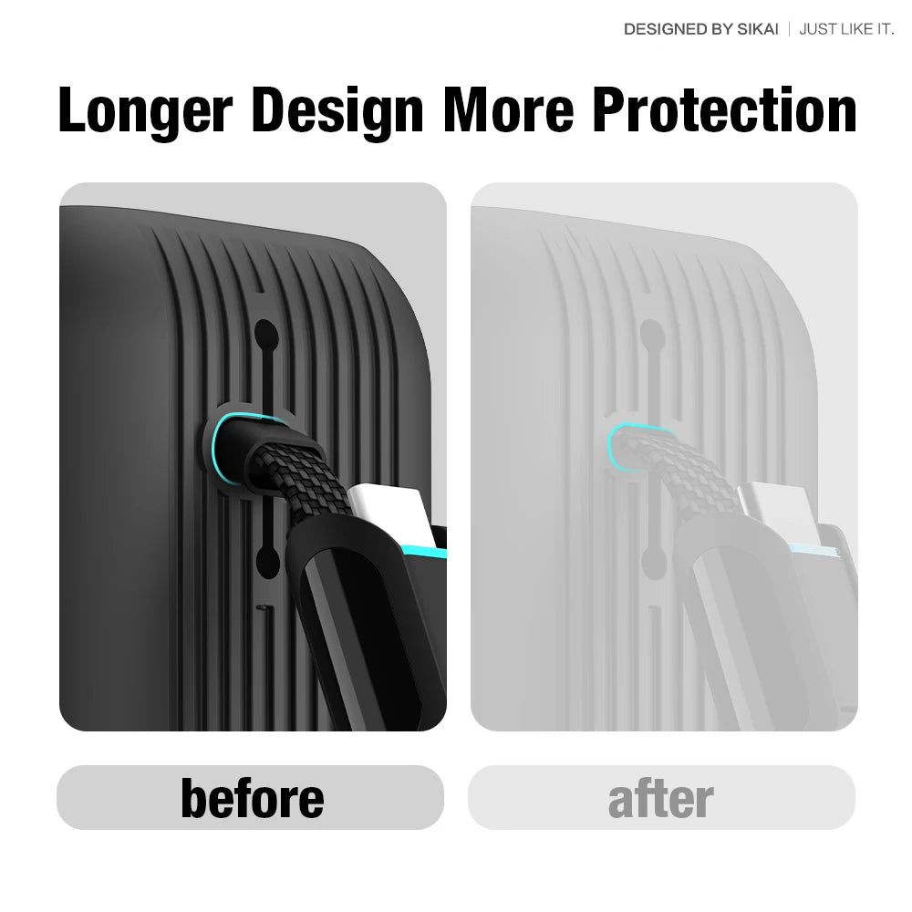 Anker Zolo 25000mAh Power Bank Silicone Case - Protective Travel Carrying Cover with TF/SIM Storage Bag