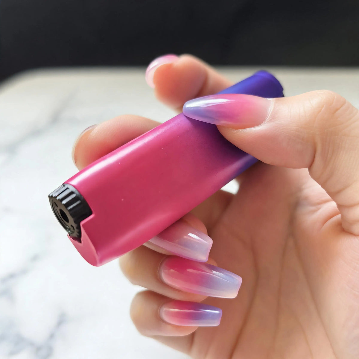 Gradient Torch Lighter - Portable Windproof Flashlight-Style Creative Lighter for Women
