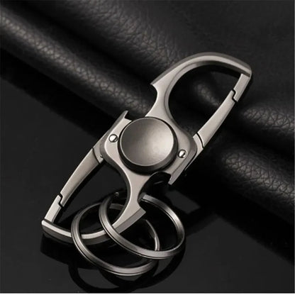 Finger Spinner Fidget Toy - Stress Relief Hand Spinner Keychain with Bottle Opener
