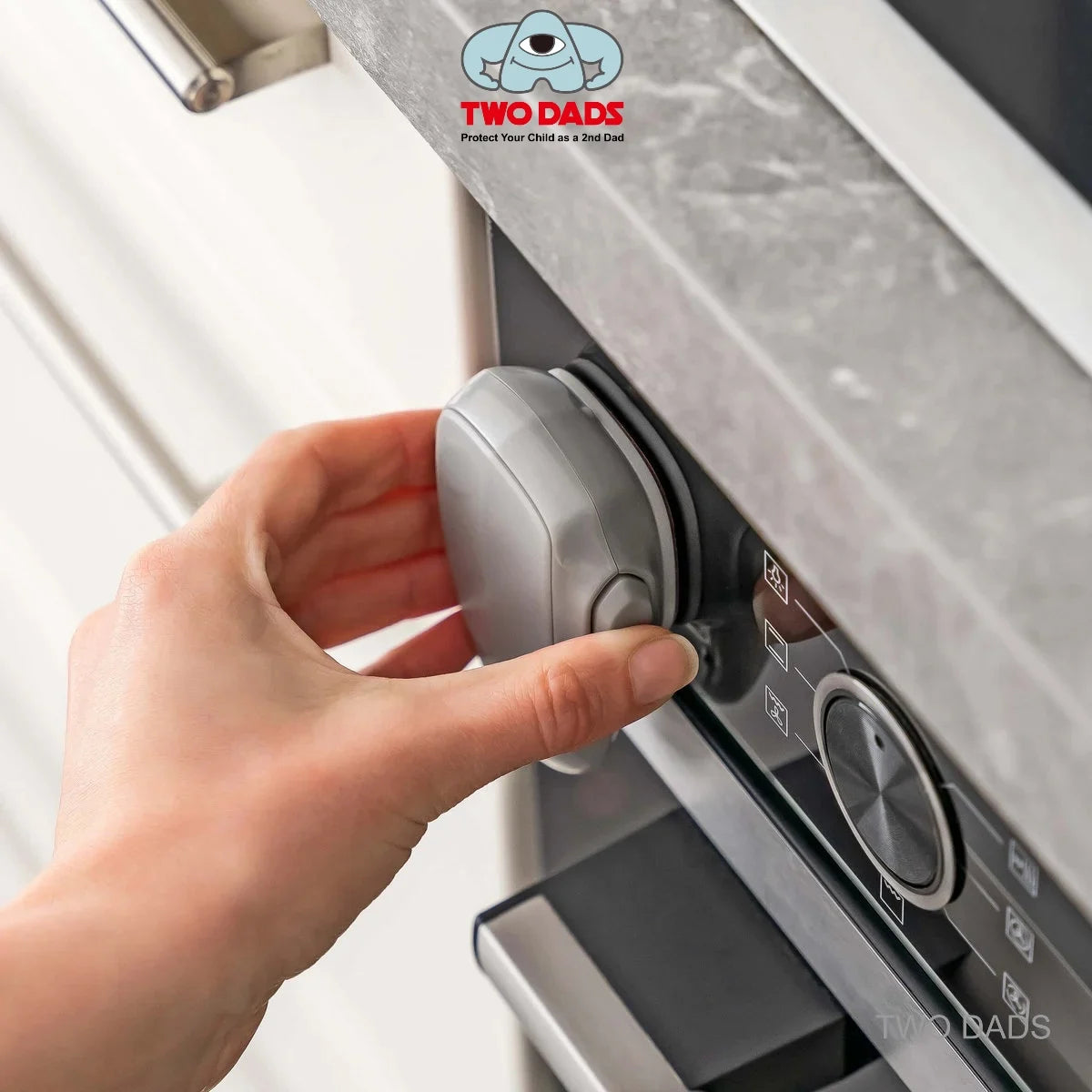 Child Safety Oven Lock - Heat-Resistant Baby Proof Adhesive Lock for Oven, Cabinet & Drawer Protection