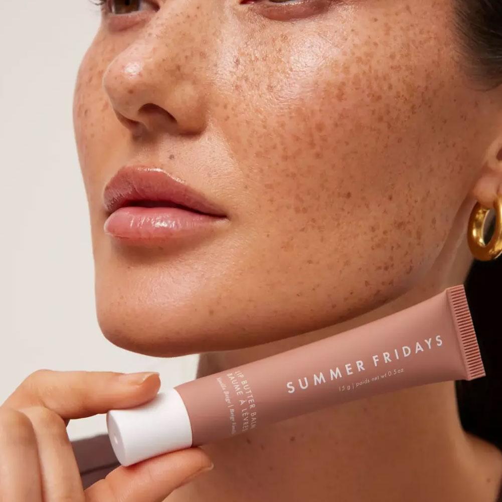 Summer Fridays Mini Lip Gloss Set – Vanilla Beige Moisturizing Lip Balm, Transparent & Smooth Makeup