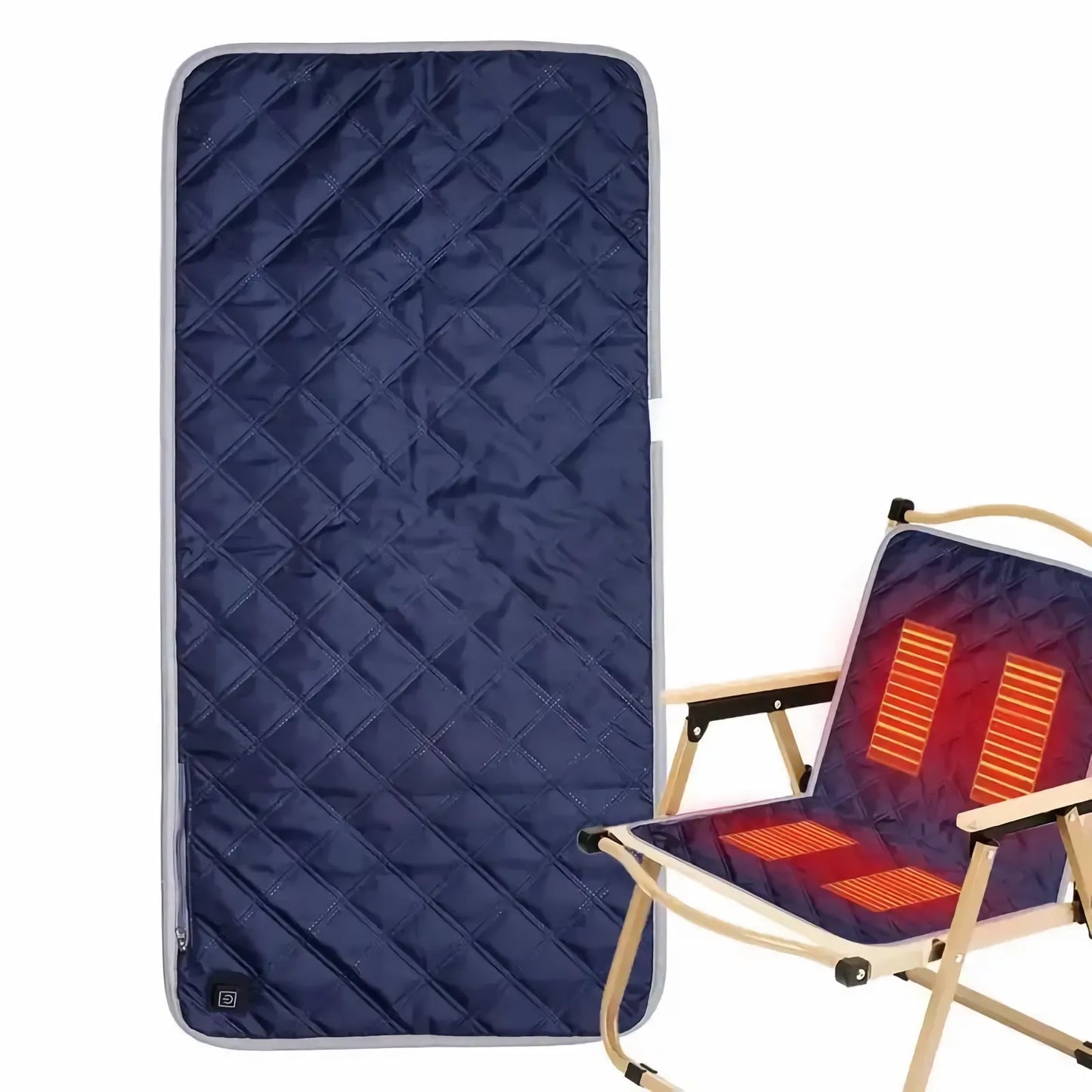 Electric USB Heated Chair Cushion - 3-Level Portable Heating Seat Pad, Perfect for Home, Office, Car, Camping, and Fishing in Winter