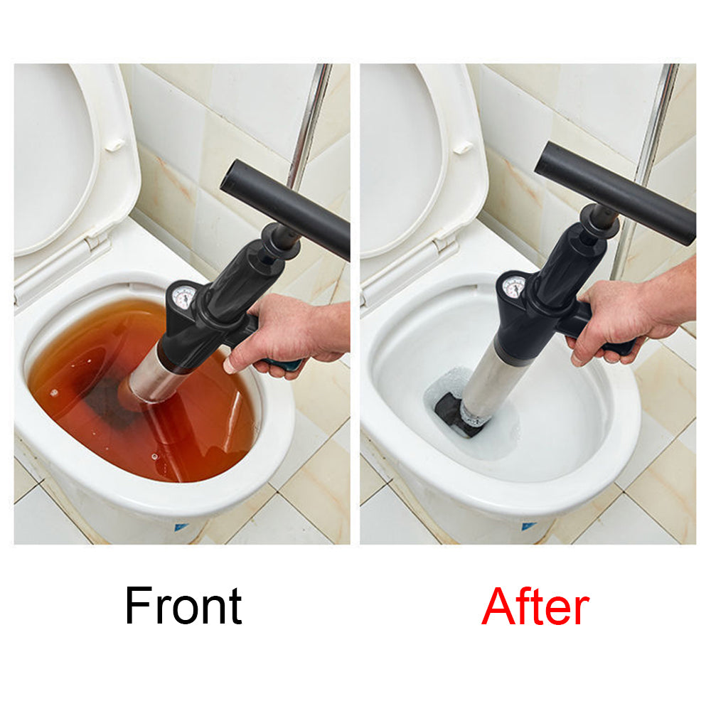 High Pressure Toilet Plunger – Air Drain Blaster for Clog Removal & Sewer Pipe Unblocking