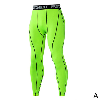 Men’s Compression Pants — Quick-Dry Running, Training & Fitness Tights