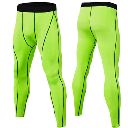 Men’s Compression Pants — Quick-Dry Running, Training & Fitness Tights