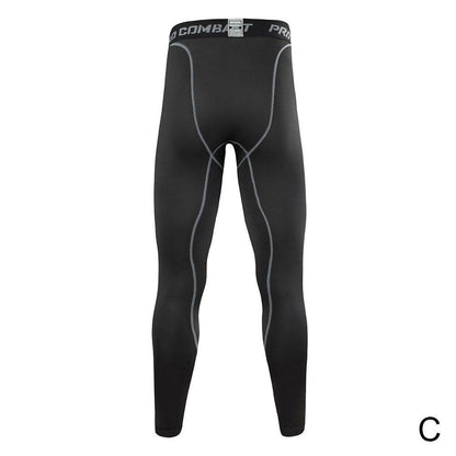 Men’s Compression Pants — Quick-Dry Running, Training & Fitness Tights