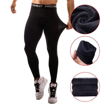 Men’s Compression Pants — Quick-Dry Running, Training & Fitness Tights