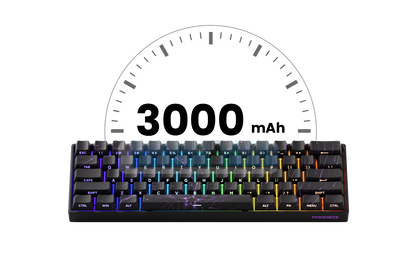 Akko MonsGeek FUN60 60% Mechanical Gaming Keyboard – Magnetic Switch, 8K Rapid Trigger, ARGB HE/TMR Custom Keyboard