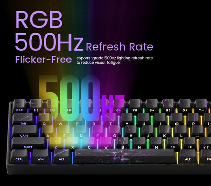 Akko MonsGeek FUN60 60% Mechanical Gaming Keyboard – Magnetic Switch, 8K Rapid Trigger, ARGB HE/TMR Custom Keyboard