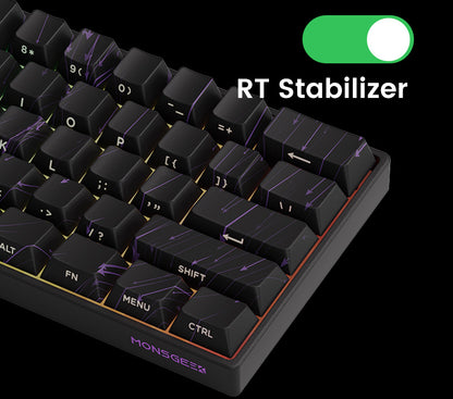 Akko MonsGeek FUN60 60% Mechanical Gaming Keyboard – Magnetic Switch, 8K Rapid Trigger, ARGB HE/TMR Custom Keyboard