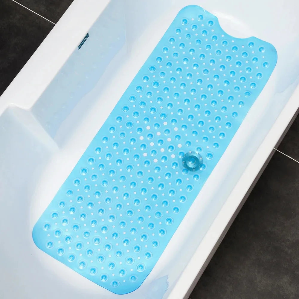 Large Cartoon PVC Bath Mat – Anti-Slip Shower & Bathtub Mat with Suction Cups, Soft Massage Pad for Kids & Elderly