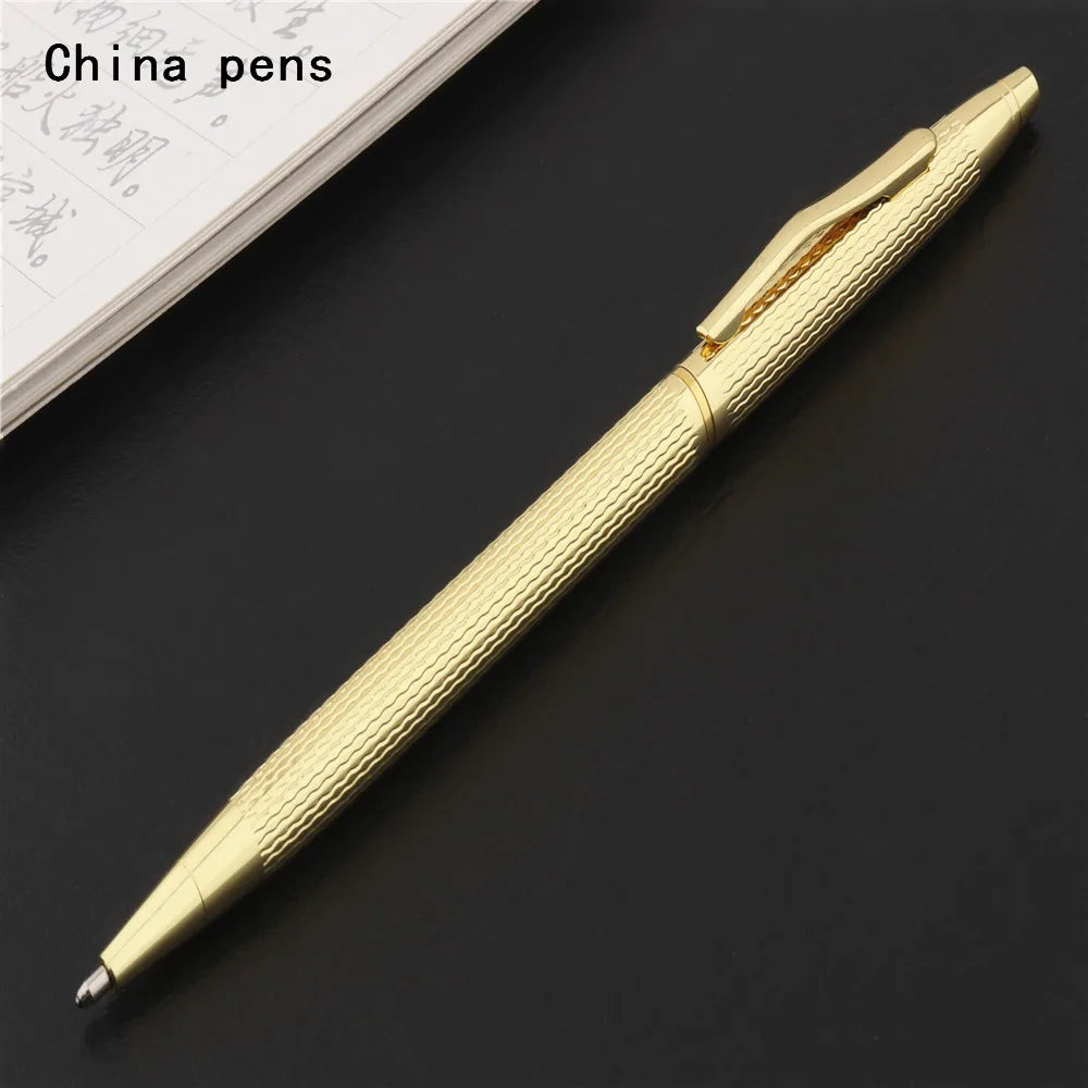 Luxury Model 003 Gold Ballpoint Pen – Premium Color Fine Point Writing Pen for Business, Office & School Stationery