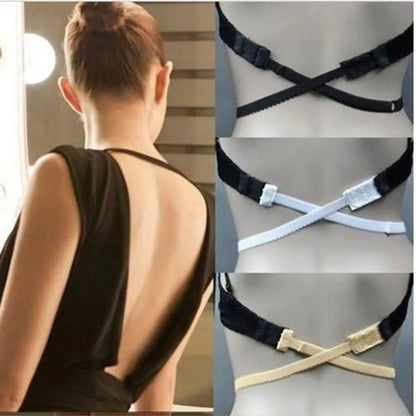 Hot Fashion Adjustable Backless Bra Strap Adapter: Women's Fully Extender Hook Converter - 1PC Fashion Bra Strap Accessory