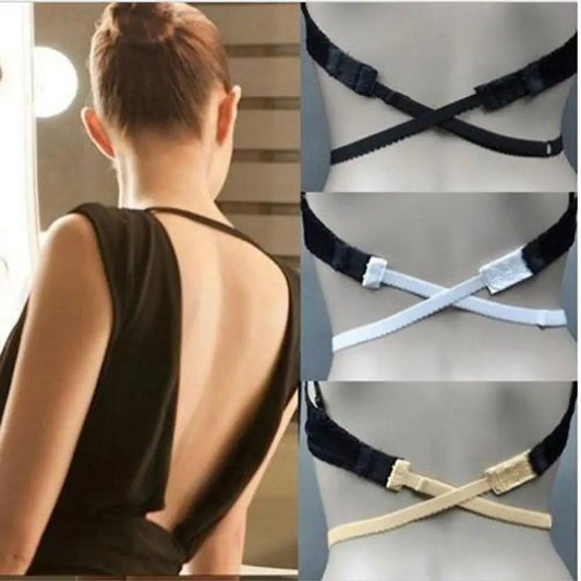 Hot Fashion Adjustable Backless Bra Strap Adapter: Women's Fully Extender Hook Converter - 1PC Fashion Bra Strap Accessory