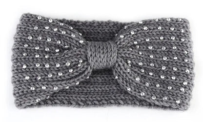 Women's Solid Color Knitted Headband – Elastic Twisted Turban Headwrap, Winter Hair Band for Girls, Fashion Hair Accessories