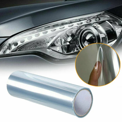 30x120cm Clear Light Covering Film - Car Tint for Headlights, Taillights, Fog Lights, and Rear Lamps, Vinyl Film Sticker Decal