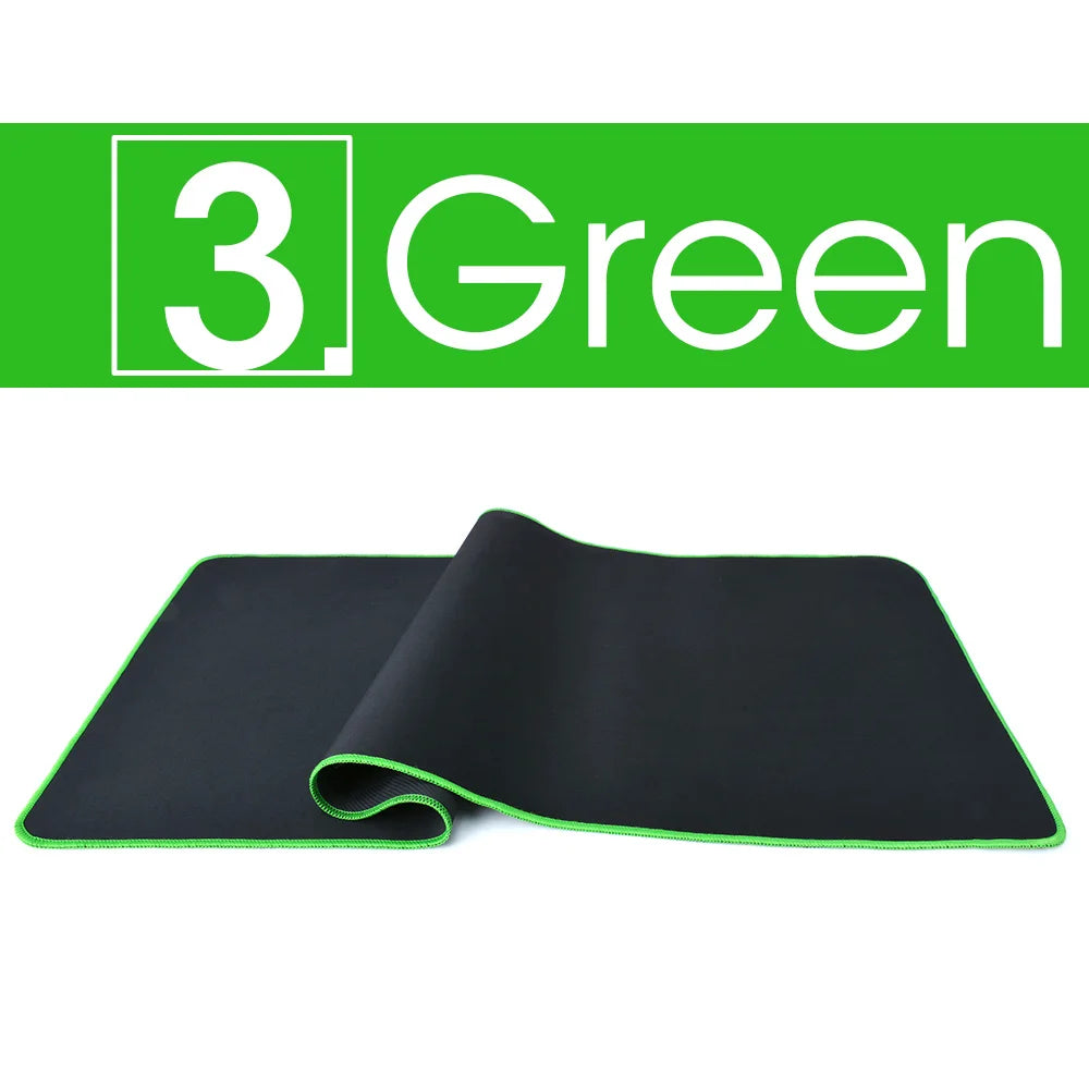 Large Waterproof Gaming Mouse Pad – Anti-Slip Natural Rubber Desk Mat with Locking Edge, Multi-Size PC Keyboard & Mouse Mat for Gaming & Office
