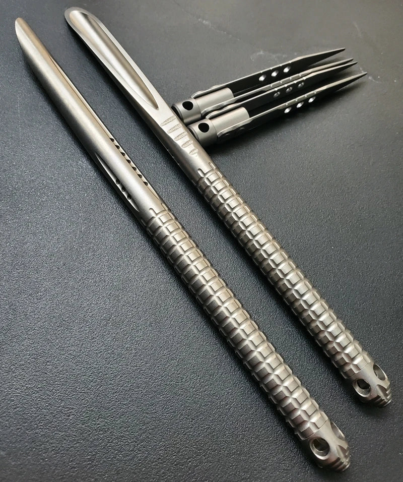 EDC Titanium Alloy Crowbar — Multifunction Outdoor Camping Hand Tool