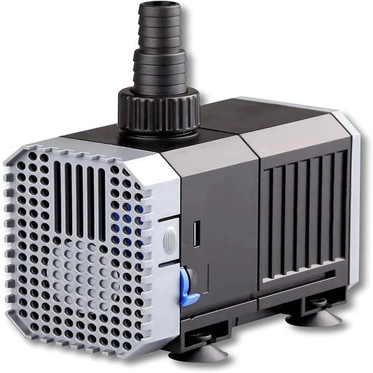 Ultra-Quiet Submersible Aquarium Water Pump - Adjustable 1500-5000L/h for Fish Tanks, Fountains & Ponds