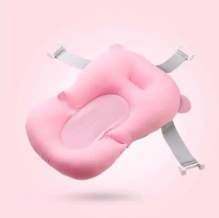 Non-Slip Baby Bath Cushion – Newborn Safety Support Pad & Soft Bathtub Mat