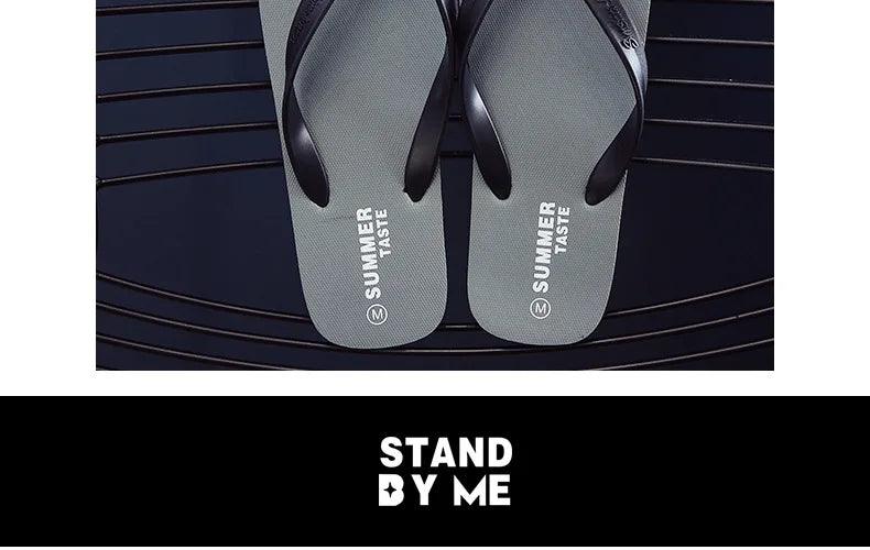 Men’s Summer Beach Sandals – Anti-Slip, Breathable Casual Flip Flops & Outdoor Slippers for Couples