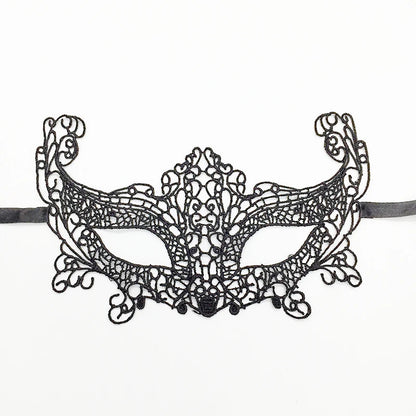 Sexy Lace Eye Mask for Women — Venetian Masquerade, Halloween & Carnival Half-Face Cosplay Party Mask