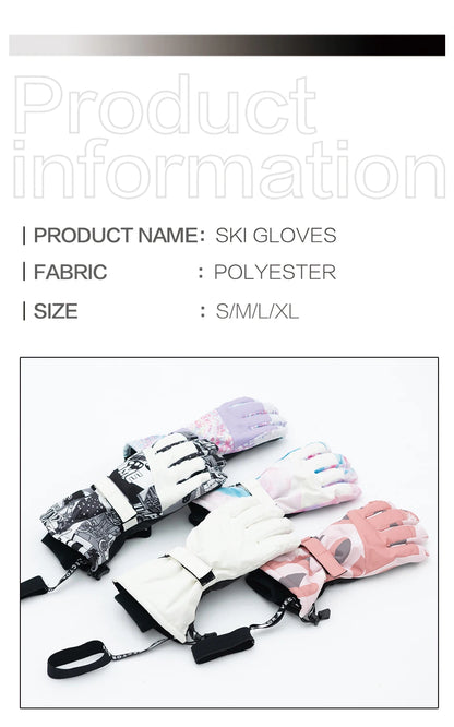 2-in-1 Extra Thick Ski Gloves – Waterproof, Windproof Winter Mittens for Men & Women