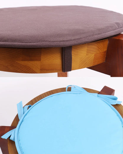 Round Chair Cushion – Candy Color Seat Pad with Drawstring, Home Decor & Office Chair Cushion, 30cm & 38cm