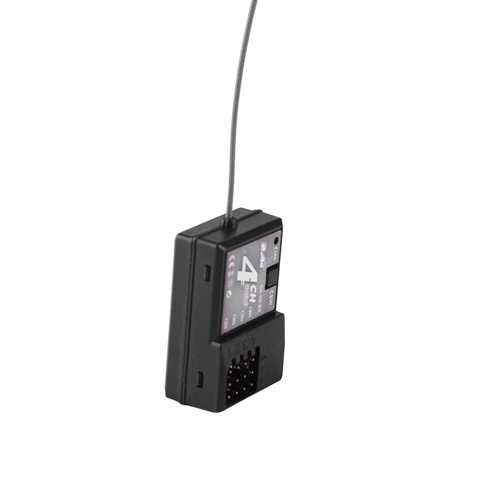 TX4 2.4GHz 4CH Radio Transmitter Controller with Receiver for RC Car and Boat Remote Control System